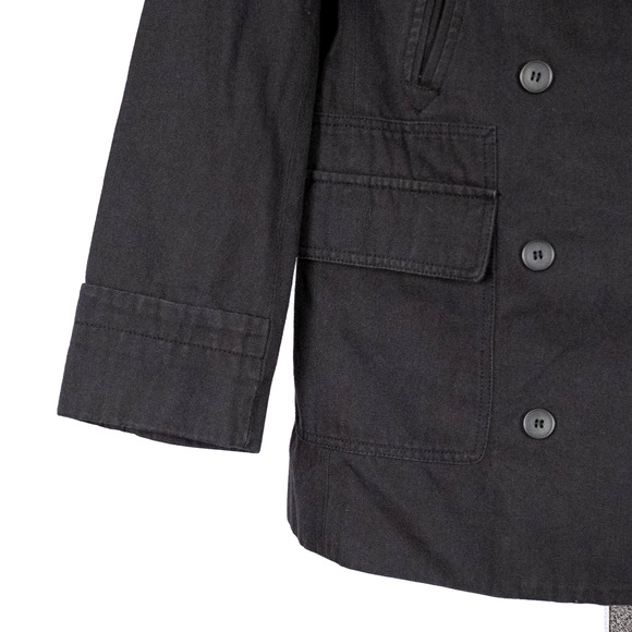 Current Elliott Women's SMALL Classic Double Breasted Pea Coat Utility Jacket - Picture 2 of 5